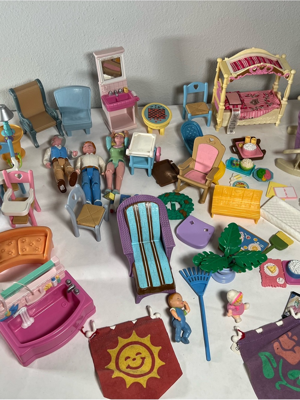 Vintage Fisher Price‎ loving family lot of 67 pieces